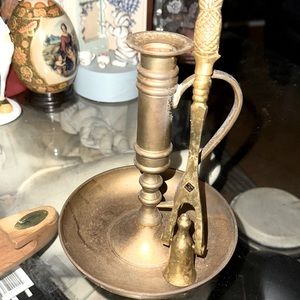 Made in India, candlestick and candle extinguisher